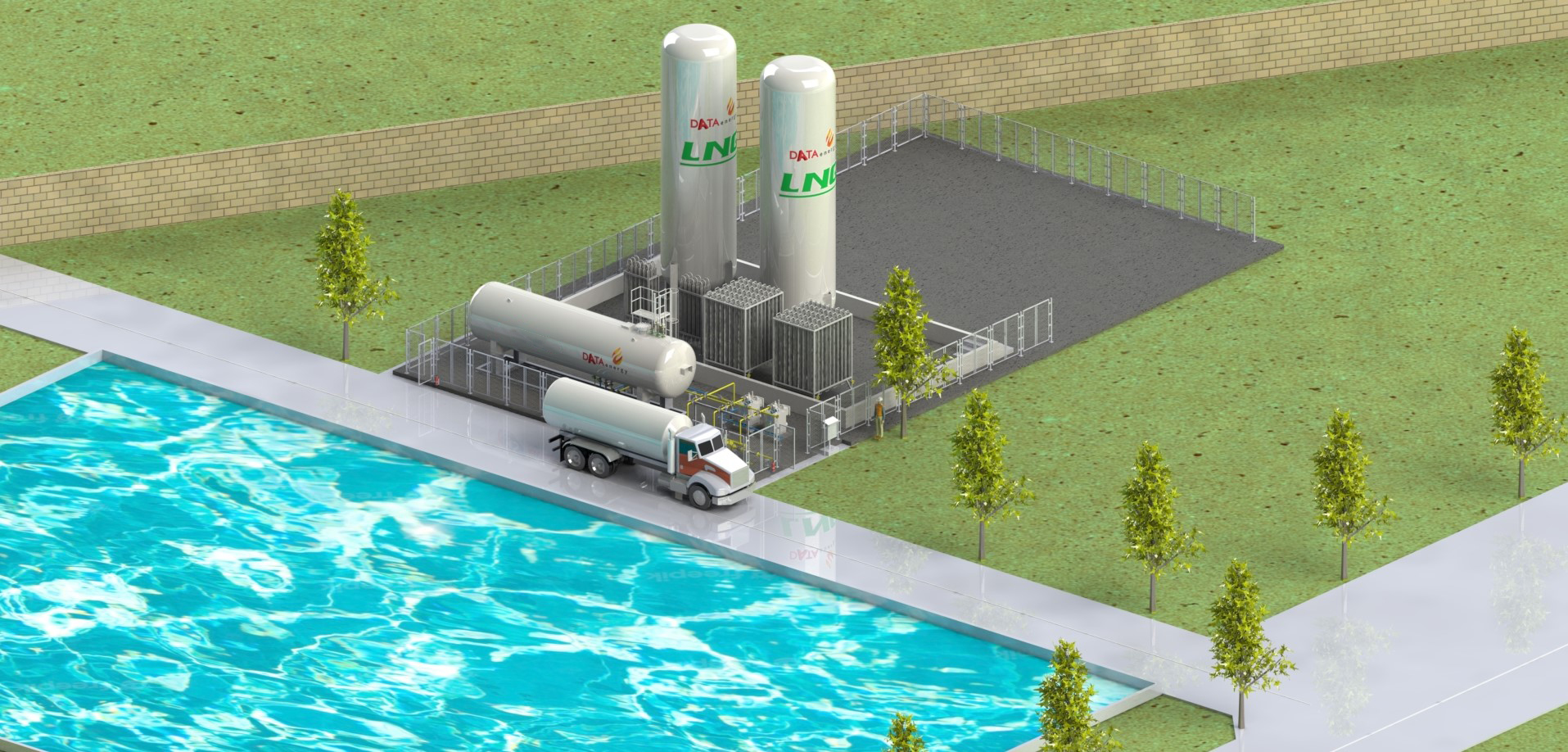 lắp đặt trạm LNG